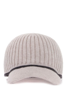  Brunello Cucinelli baseball cap in knit fabric