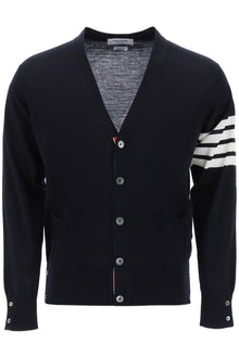  Thom Browne merino wool 4-bar cardigan