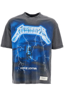  REPRESENT vintage gray cotton t-shirt metallica ride the lightning 40th anniversary