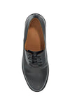 Marsell black calf leather derby shoes with glossy finish