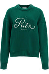 cashmere pullover with ritz paris frame