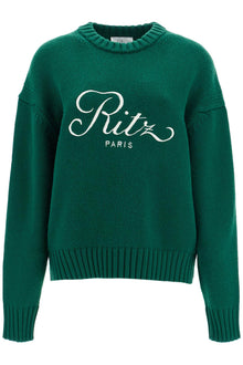  cashmere pullover with ritz paris frame