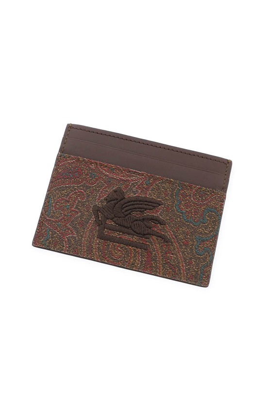 Etro paisley card holder