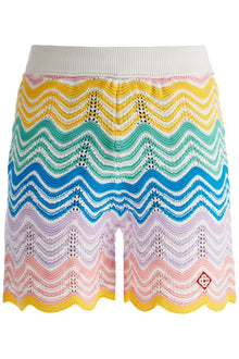  Casablanca "gradient wave knit bermuda shorts