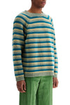 Bode striped wool pullover sweater