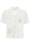 Bode embroidered linen shirt