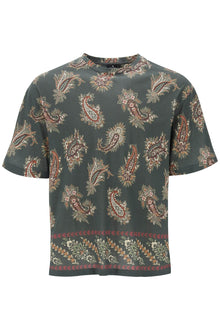  Etro T-shirt girocollo con stampa paisley