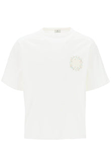  Etro floral pegasus embroidered t-shirt