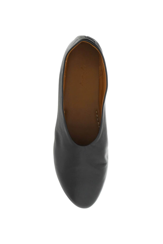 Marsell leather coltellaccio ballet flats