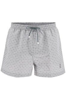  Brunello Cucinelli 'graphic print sea bermuda shorts for