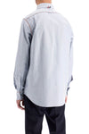 Thom Browne button-down shirt with gros-grain trim