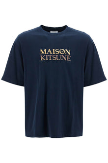  Maison Kitsune oversized t-shirt with gradient logo