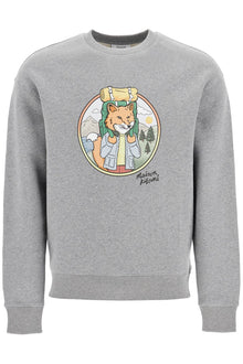  Maison Kitsune 'rambling fox print sweat