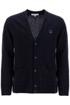 Maison Kitsune bold fox head wool cardigan