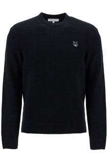  Maison Kitsune bold fox head wool sweater