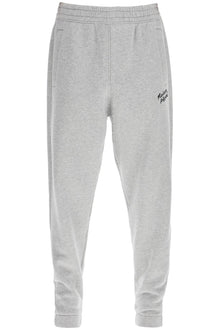  Maison Kitsune comfort joggers with embroidery