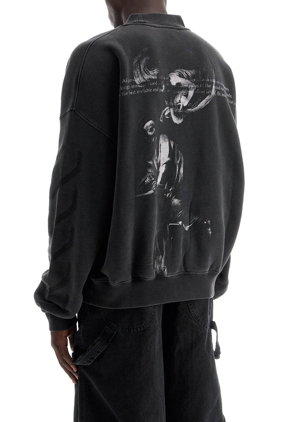 Off White Off-White st. matthew crewneck sweatshirt with arrow