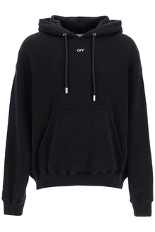  Off-White hooded sweatshirt with off print