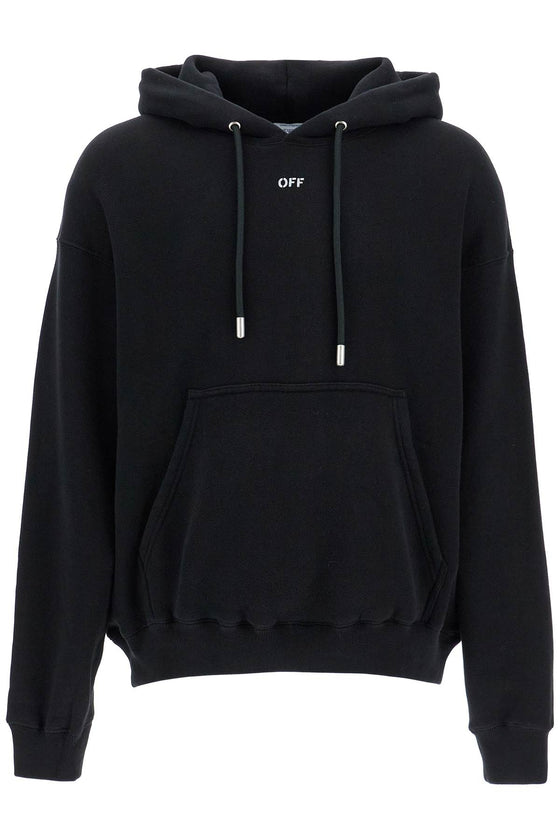 Off White Off-White hooded sweatshirt with off print