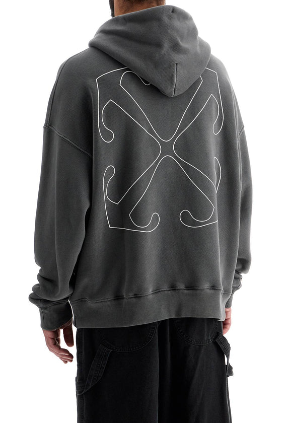 Off White Off-White outline arrow hoodie