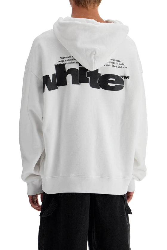 Off White Off-White hooded sweatshirt with shared