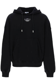  Off-White hooded sweatshirt with paisley