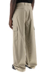 Off-White wide-legged cargo pants with ample leg