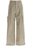 Off-White wide-legged cargo pants with ample leg