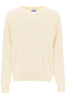  Off-White sweater with embossed diagonal motif