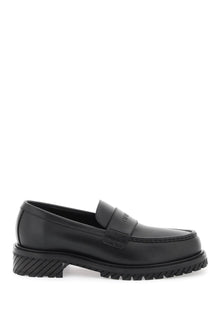  Off-White leather loafers for