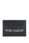 Off-White bookish card holder with lettering