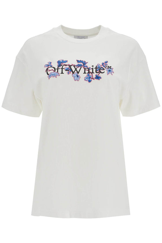 Off White Off-White flower bookish t