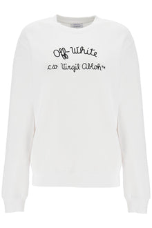  Off-White crewneck sweatshirt with