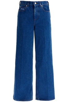  Marni wide flared leg jeans with a