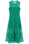 Self-Portrait Self Portrait sleeveless midi lace dress