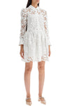 Self-Portrait Self Portrait floral lace chemisier dress