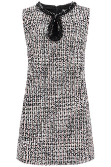  Self-Portrait Self Portrait tweed bouclã© mini dress with