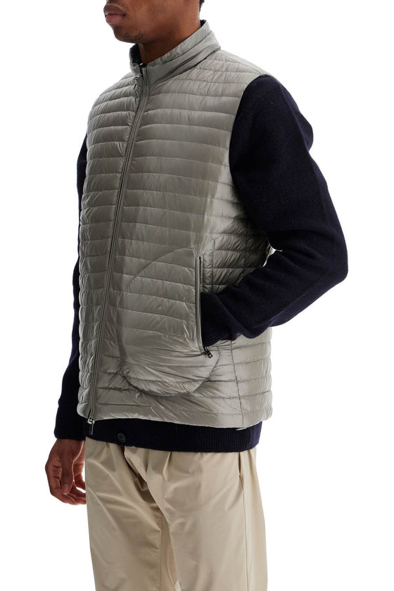 HERNO reversible black polyamide gilet