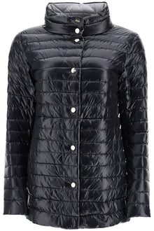  HERNO reversible a-shape down jacket black and gray