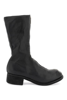  Guidi front zip leather boots