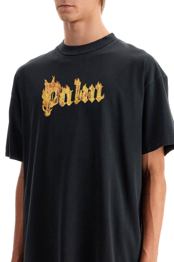 Palm Angels 'burning logo t-shirt