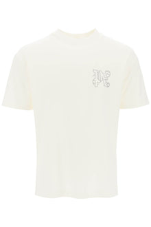  Palm Angels t-shirt with studded monogram