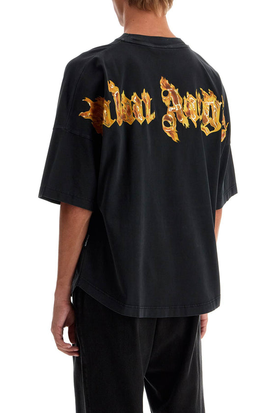 Palm Angels 'burning palm oversized t