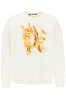  Palm Angels "burning monogram crewneck