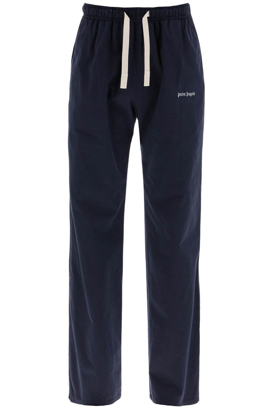 Palm Angels cotton gabardine travel joggers