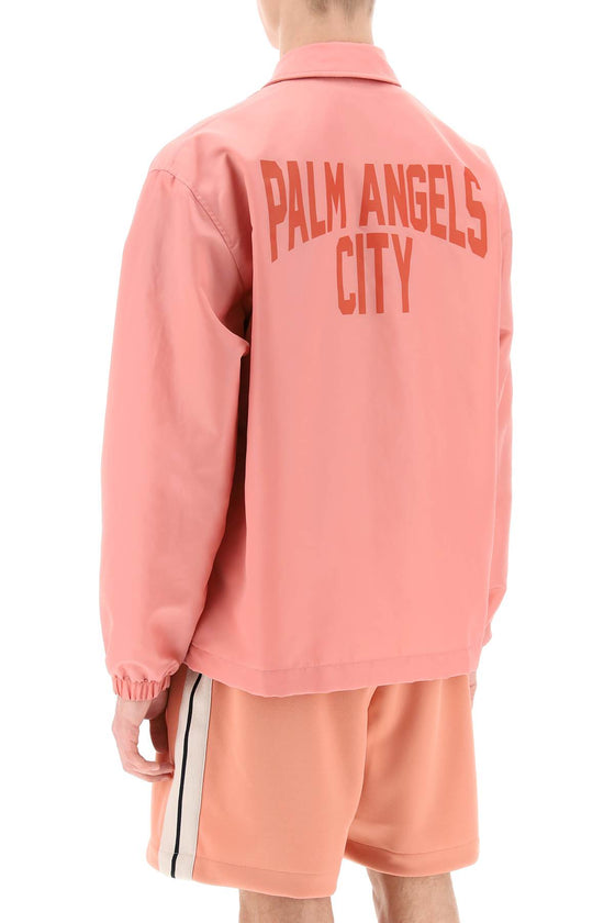 Palm Angels pa city coach jacket