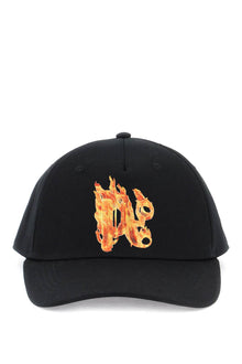  Palm Angels burning monogram baseball cap