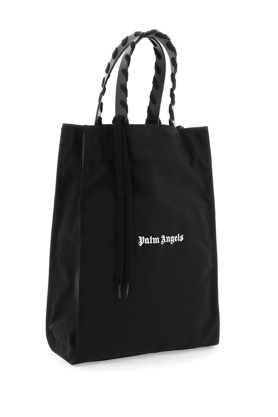 Palm Angels embroidered logo tote bag with