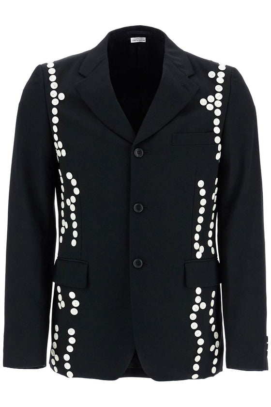 Comme Des Garcons Homme Plus single-breasted jacket with decorative buttons