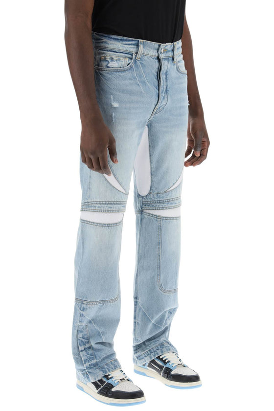 Amiri mx-3 jeans with mesh inserts